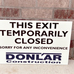 Donlar Construction Sign
