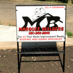 marquee builders Sign
