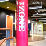 Zone wrapped column