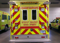 albany, fire department, fire and rescue, chevron, reflective, safety, visibility, vinyl