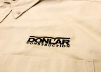 donlar construction, polo, work shirt, dress shirt, embroidery, apparel